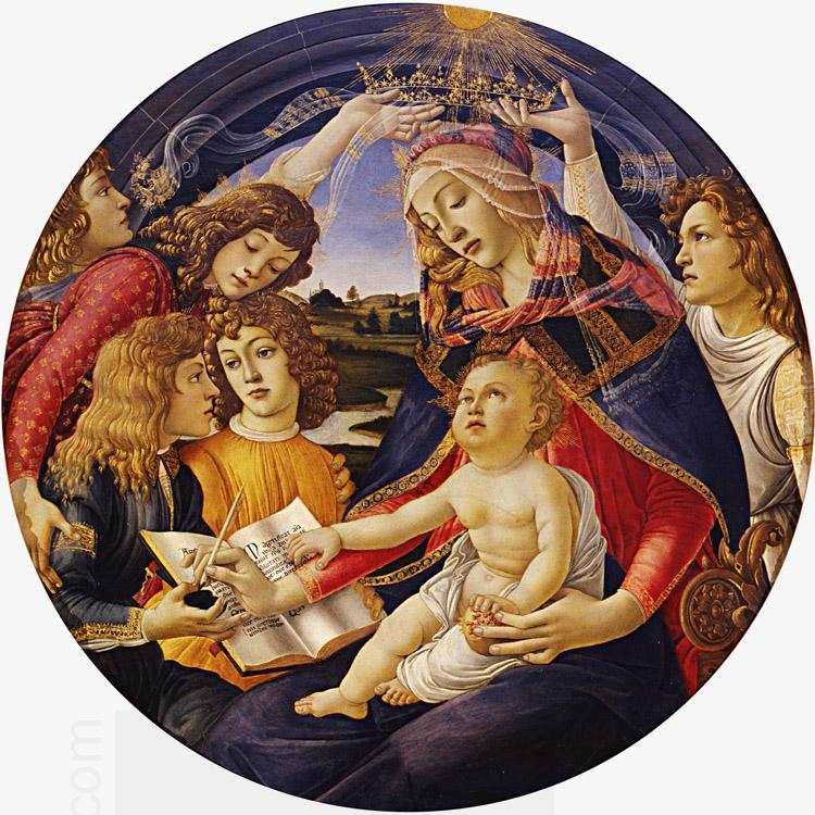 Sandro Botticelli Madonna del Magnificat (mk08) China oil painting art